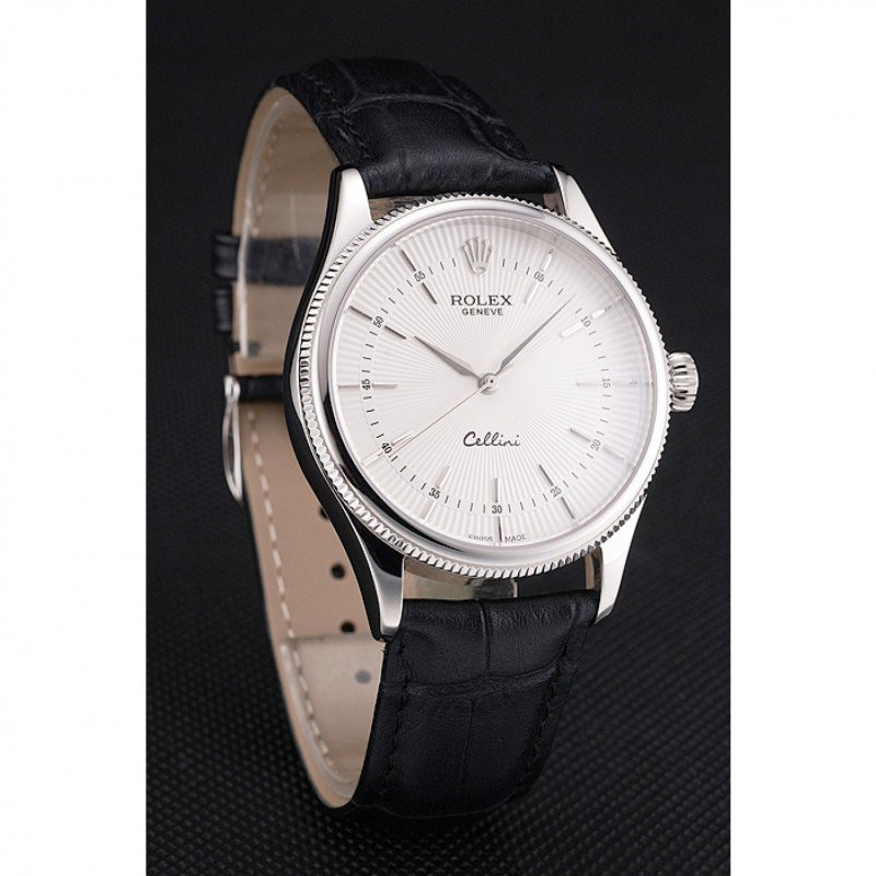 Superclone Rolex Cellini 38mm White Dial REP016805 $999.00