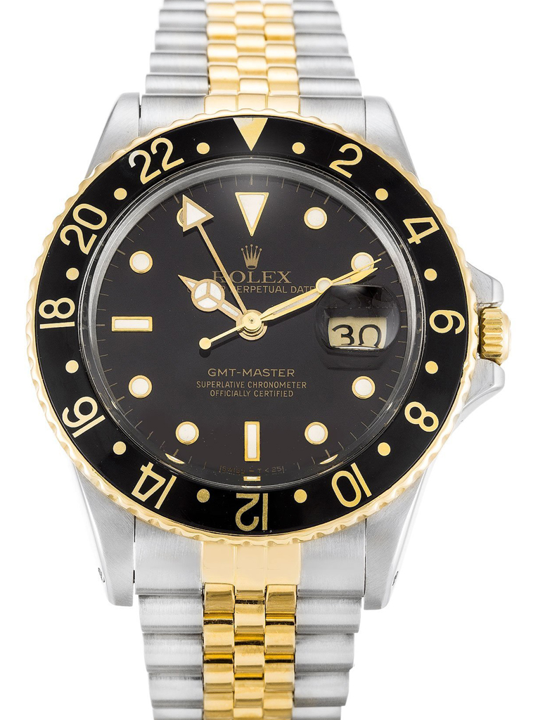 Rolex GMT-Master 38mm Black Dial 16753 $399.00