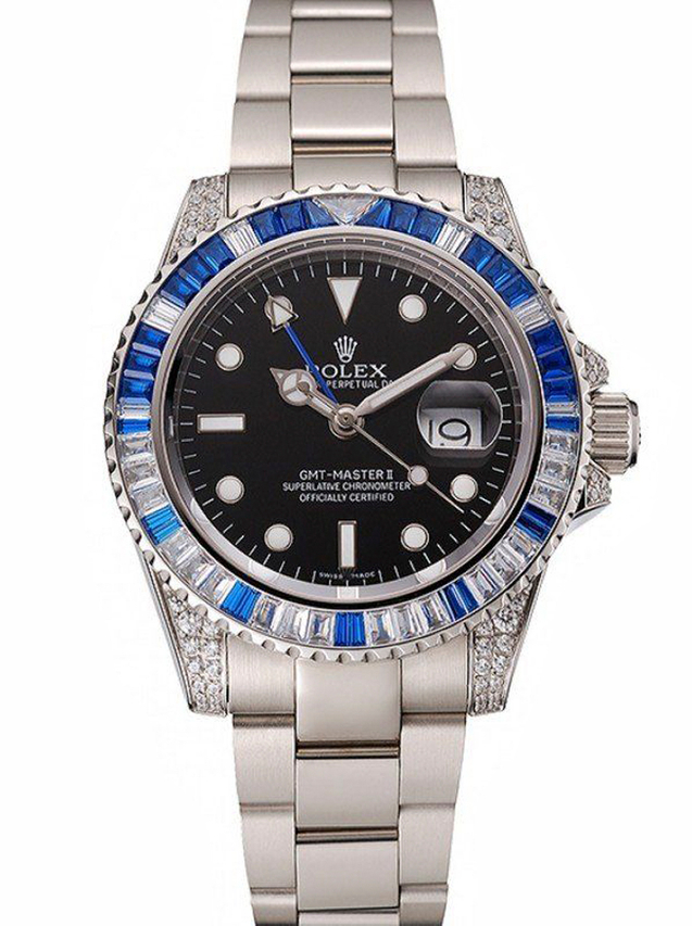 Superclone Rolex GMT-Master II 41mm Black Dial 1453747 $999.00