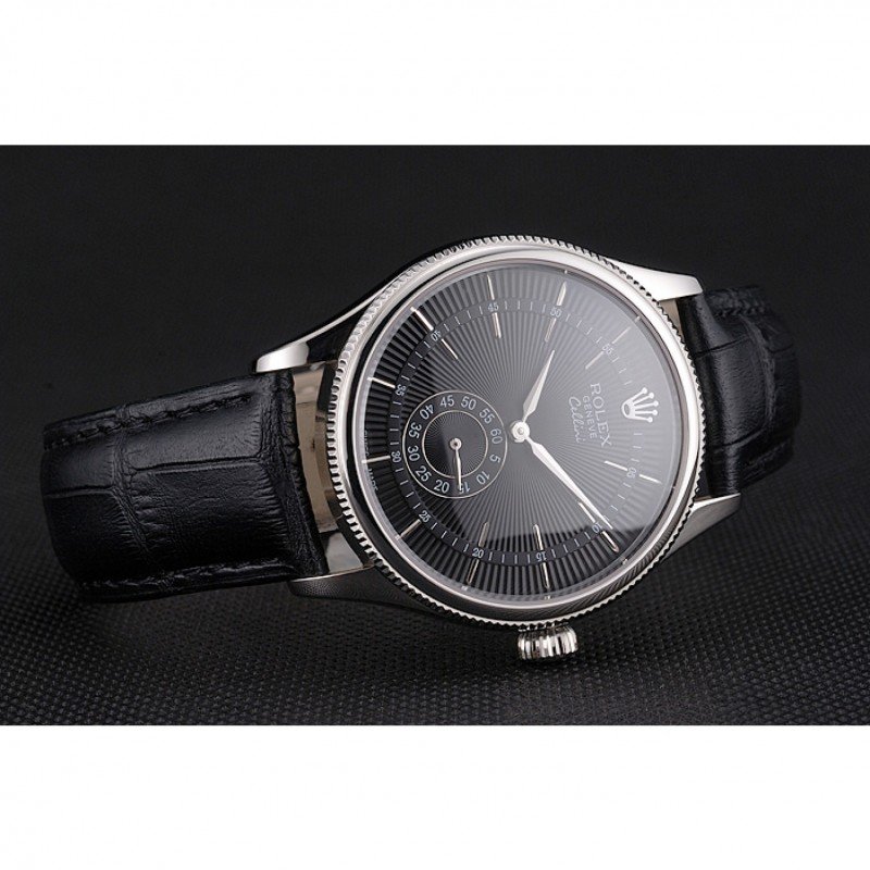 Superclone Rolex Cellini 38mm Black Dial REP016790 $999.00