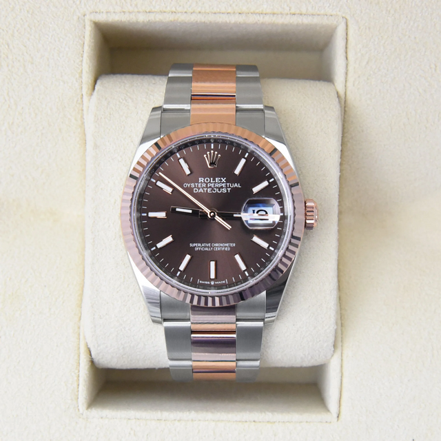 Superclone Rolex Datejust 36 mm Chocolate Dial 126231 $1,099.00