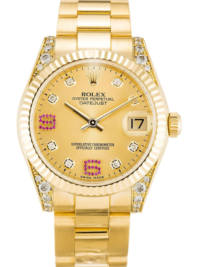 Rolex Datejust Mid-Size 31mm Champagne Dial 178238 $399.00