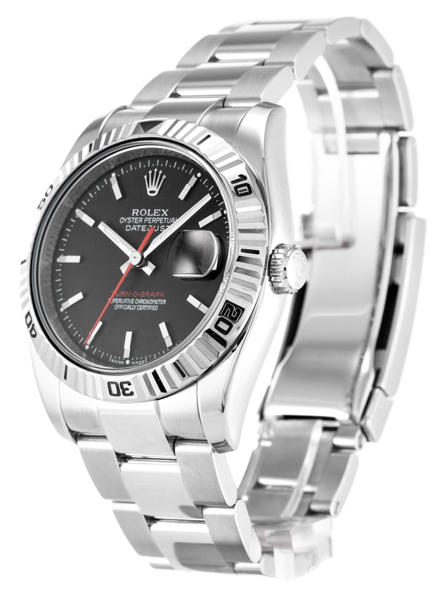 Rolex Datejust Turn-O-Graph 36mm Grey Dial 116264-2 $399.00