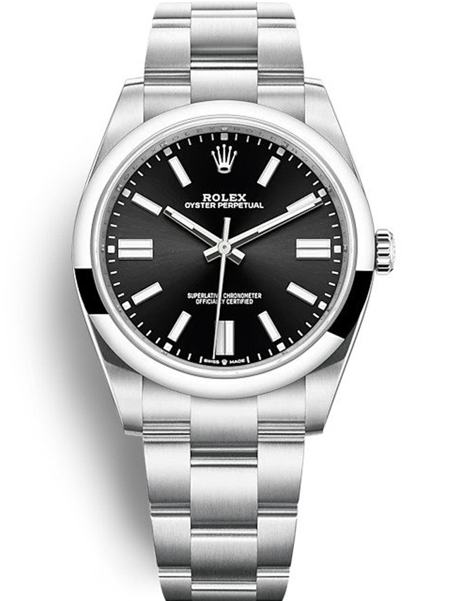 Rolex Oyster Perpetual 41mm Black Dial 124300 $350.00