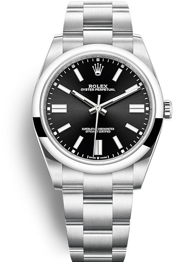 Rolex Oyster Perpetual 41mm Black Dial 124300 $350.00