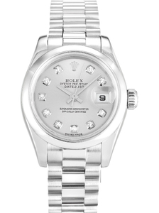 Rolex Lady-Datejust 26mm Silver Dial 179166 $399.00