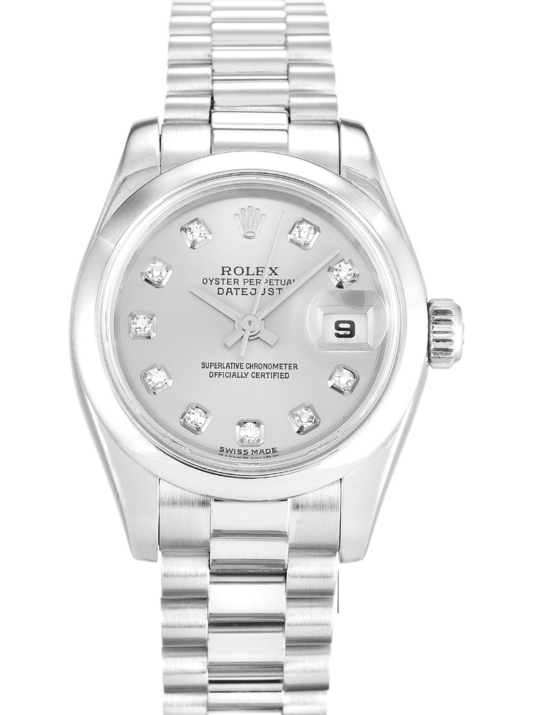 Rolex Lady-Datejust 26mm Silver Dial 179166 $399.00