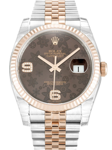Rolex Datejust 36mm Chocolate Floral Dial 116231 $399.00