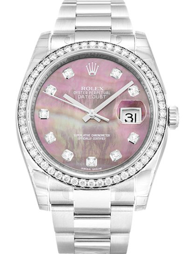 Rolex Datejust 36mm Mother of Pearl – Black Dial 116244 $399.00