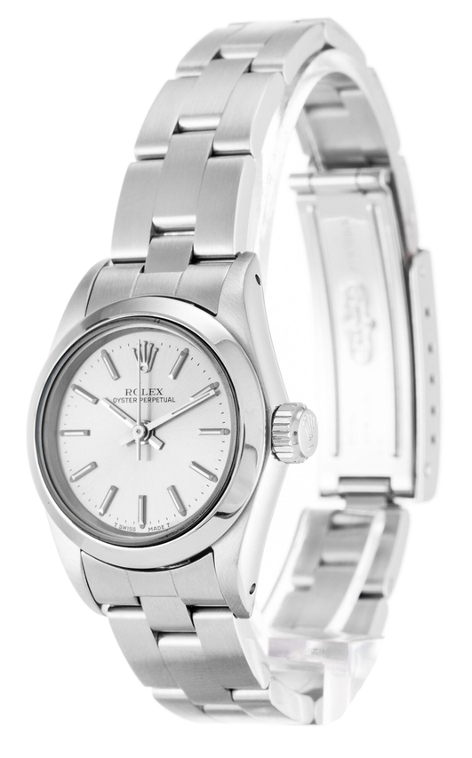Rolex Oyster Perpetual Lady 26mm Silver Dial 67180 $399.00