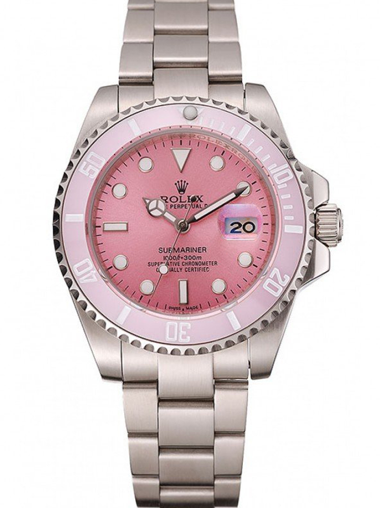 Superclone Rolex Submariner 41mm Pink Dial 1453980 $999.00