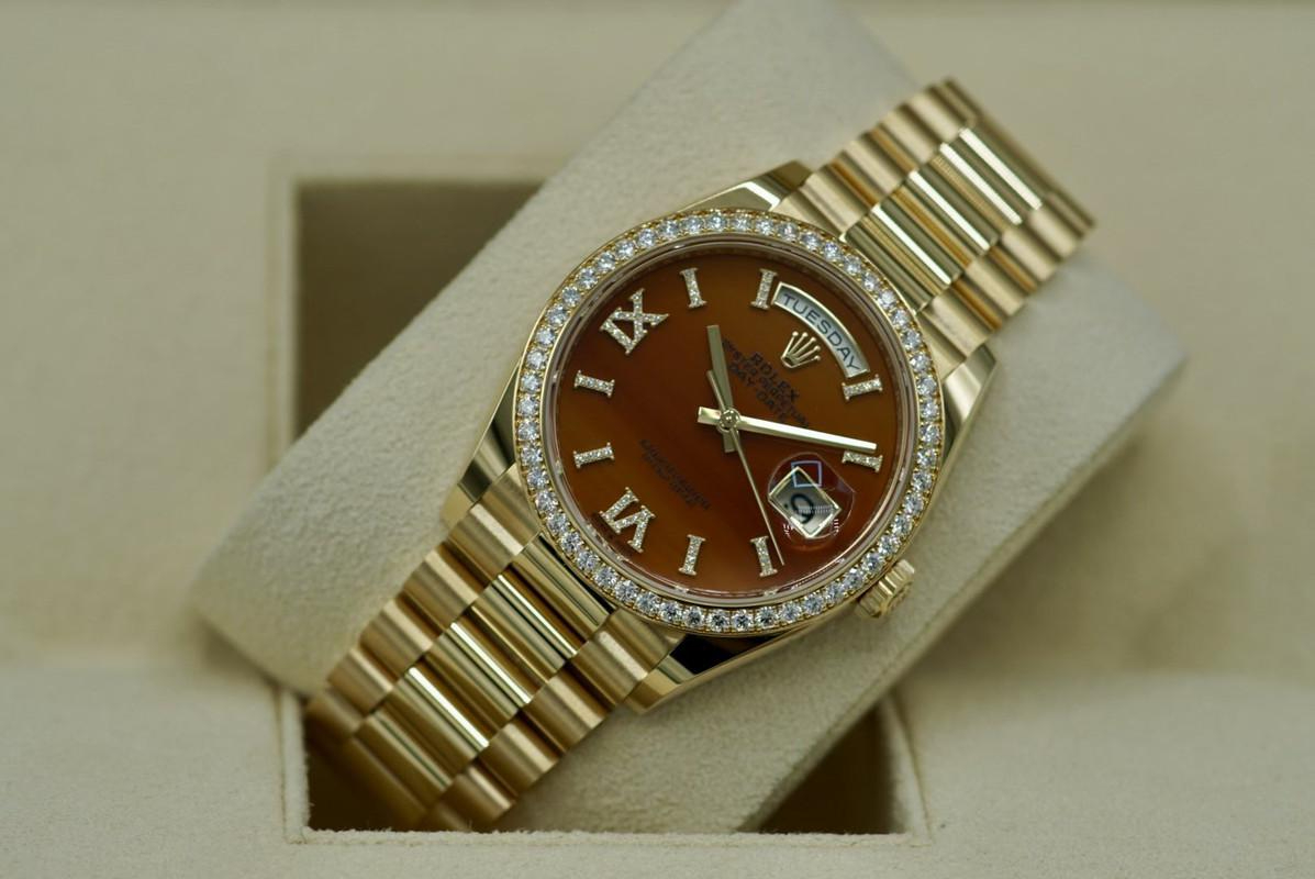 Superclone Rolex Day-Date 36 mm Carnelian Dial 128348RBR $1,099.00