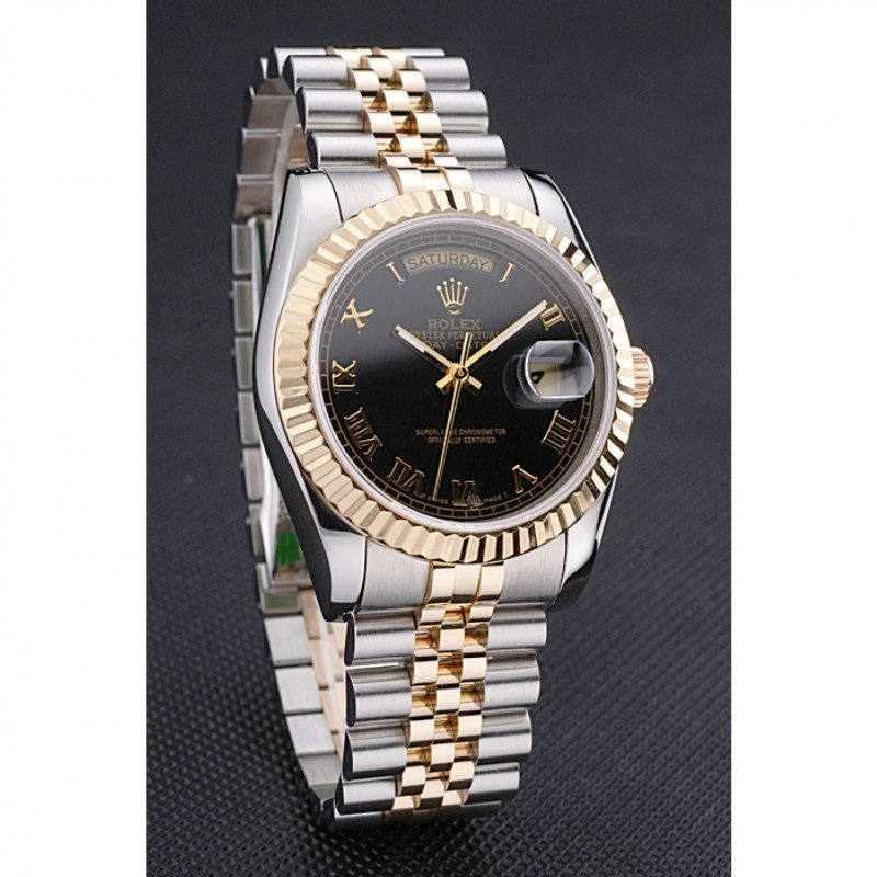 Superclone Rolex Day-Date 36mm Black Dial SRL78 $999.00