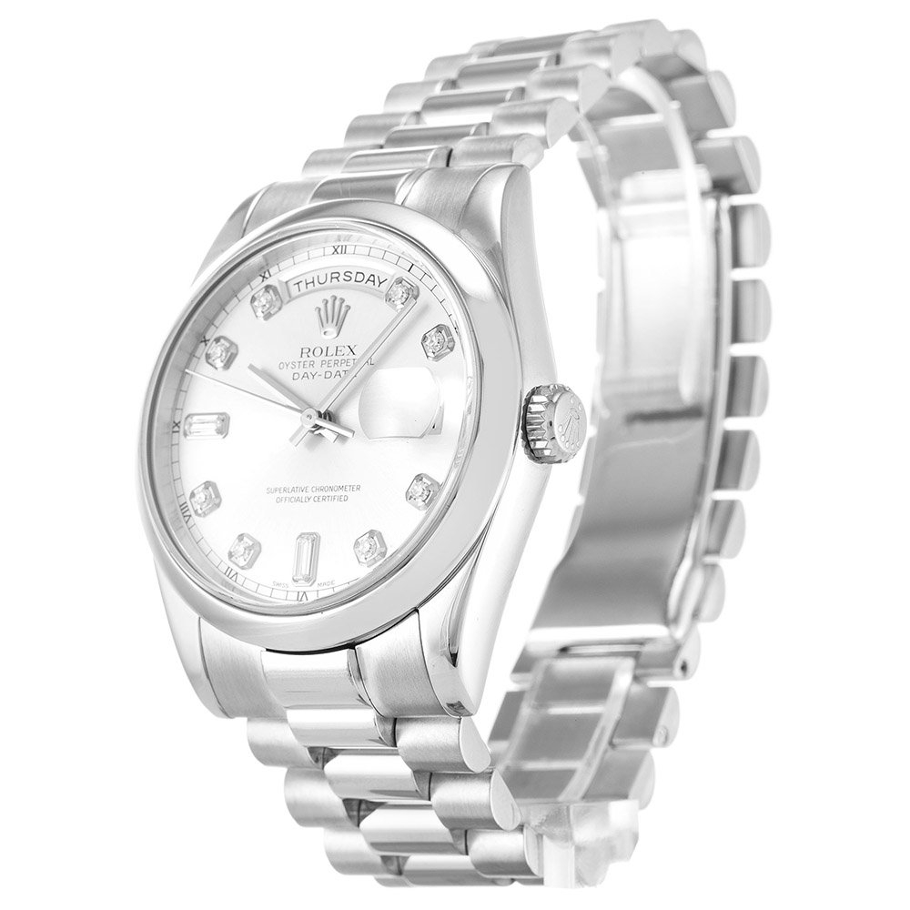 Rolex Day-Date 36mm Silver Dial 118209 $399.00