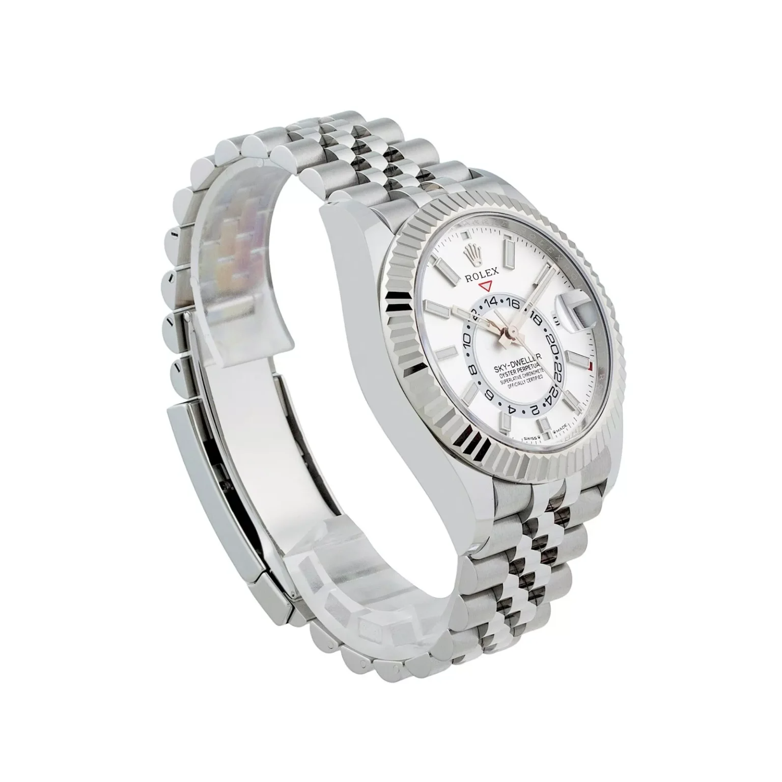Superclone Rolex Sky-Dweller 42 mm Intense white Dial 336934 Jubilee $899.00