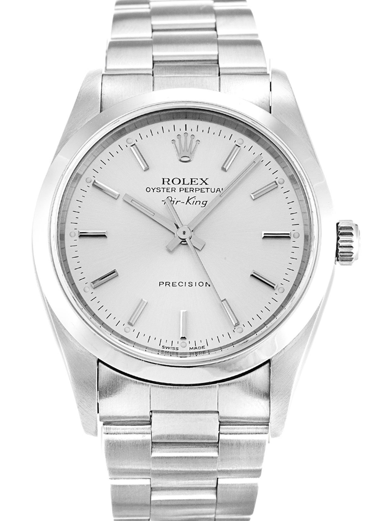 Rolex Air-King 34mm Silver Dial 14000M $399.00