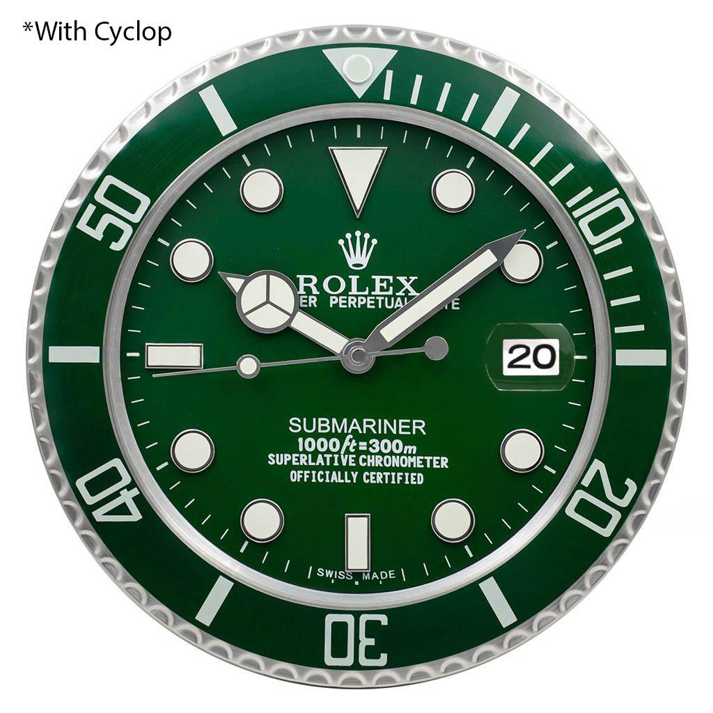 ROLEX WALL CLOCK – SUBMARINER ‘HULK‘ EDITION $269.00 – $298.00