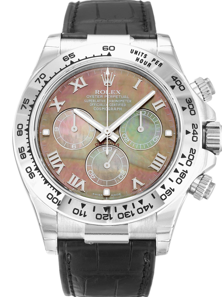Rolex Daytona 40mm Mother of Pearl – Black Dial 116519 $299.00