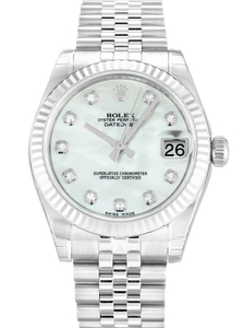 Rolex Lady-Datejust 31mm Mother of Pearl – White Dial 178274 $399.00