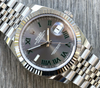 Superclone Rolex Datejust 41mm Rhodium Dial 126334 “Wimbledon” Flutted / Jubilee $999.00