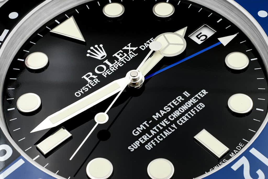 ROLEX WALL CLOCK – GMT MASTER II BATMAN $269.00 – $298.00