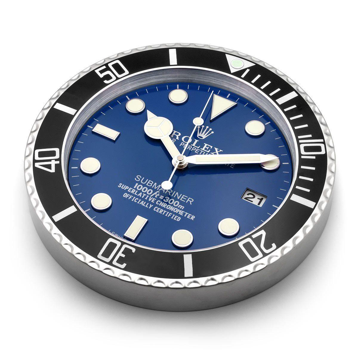 ROLEX WALL CLOCK – SUBMARINER BLACK/BLUE $269.00 – $298.00