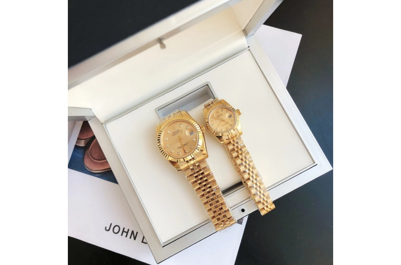 Rolex Datejust 36/28mm RG/RG Jub Gold/Dial $599.00