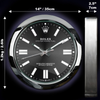 ROLEX WALL CLOCK – OYSTER PERPETUAL BLACK $269.00