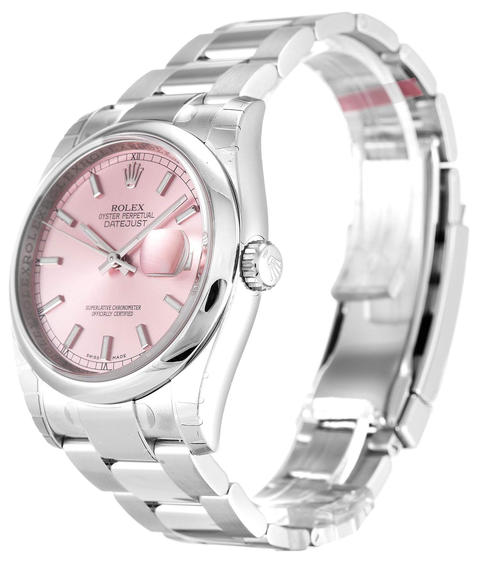 Rolex Datejust 36mm Pink Dial 116200 $399.00