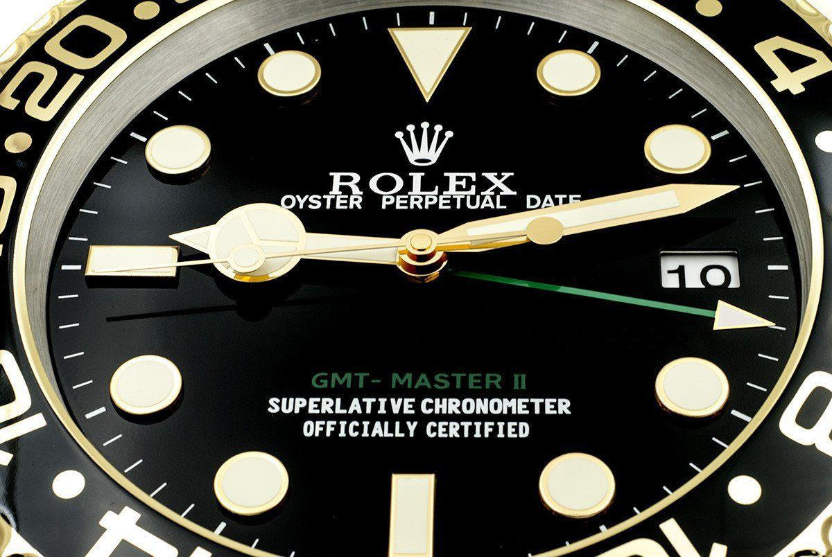 ROLEX WALL CLOCK – GMT MASTER II GOLD $269.00 – $298.00