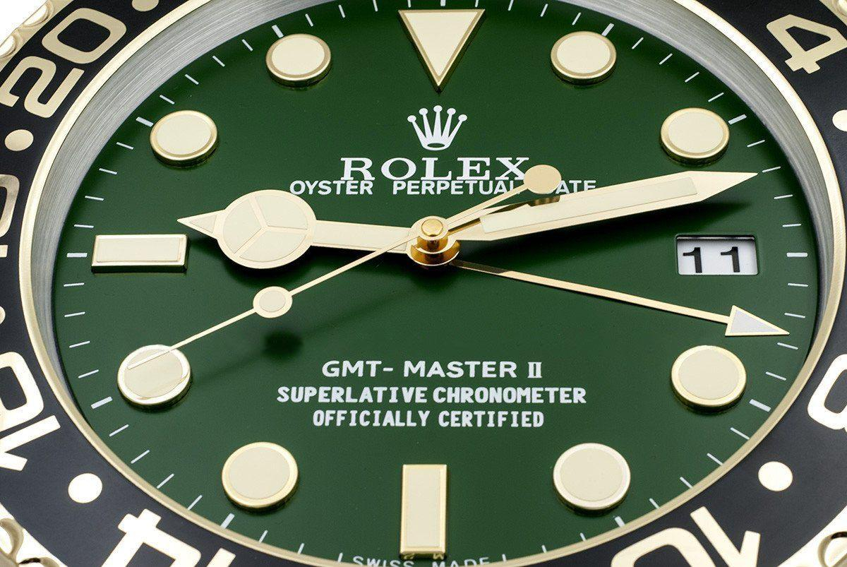ROLEX WALL CLOCK – GMT MASTER II GOLD $269.00 – $298.00