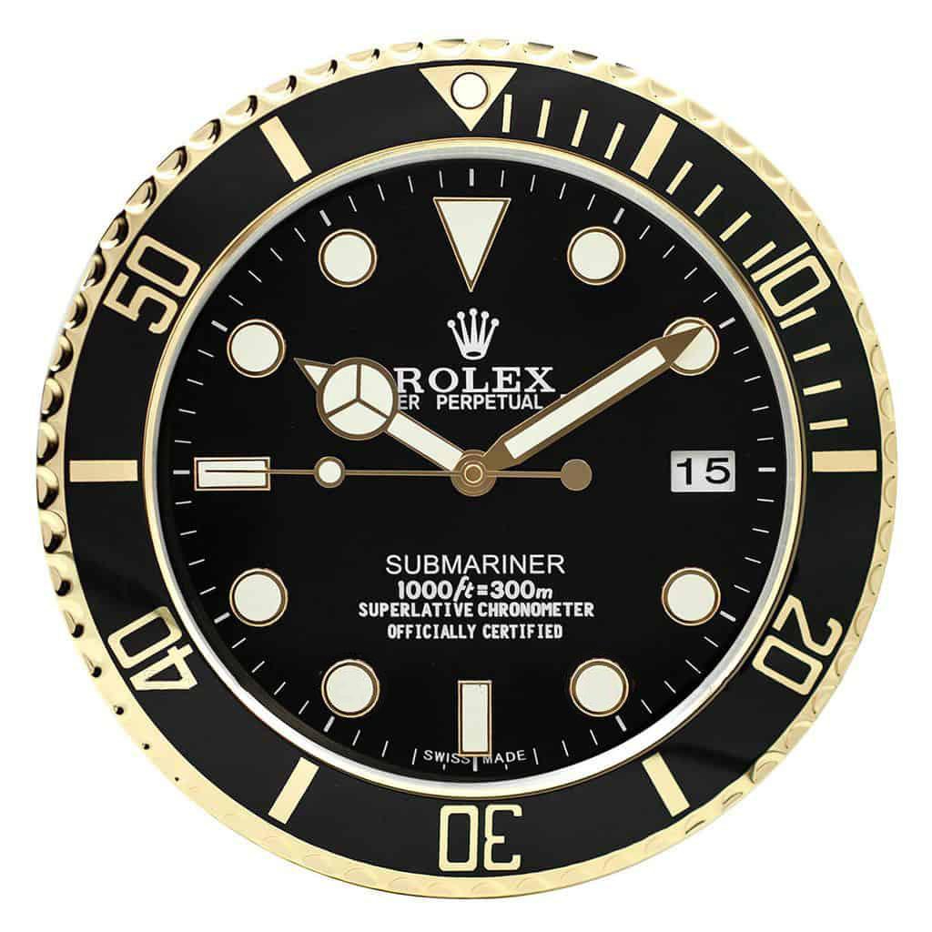 ROLEX WALL CLOCK – SUBMARINER GOLD $269.00 – $298.00