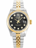 Rolex Datejust 26mm Black Dial 69173 $399.00