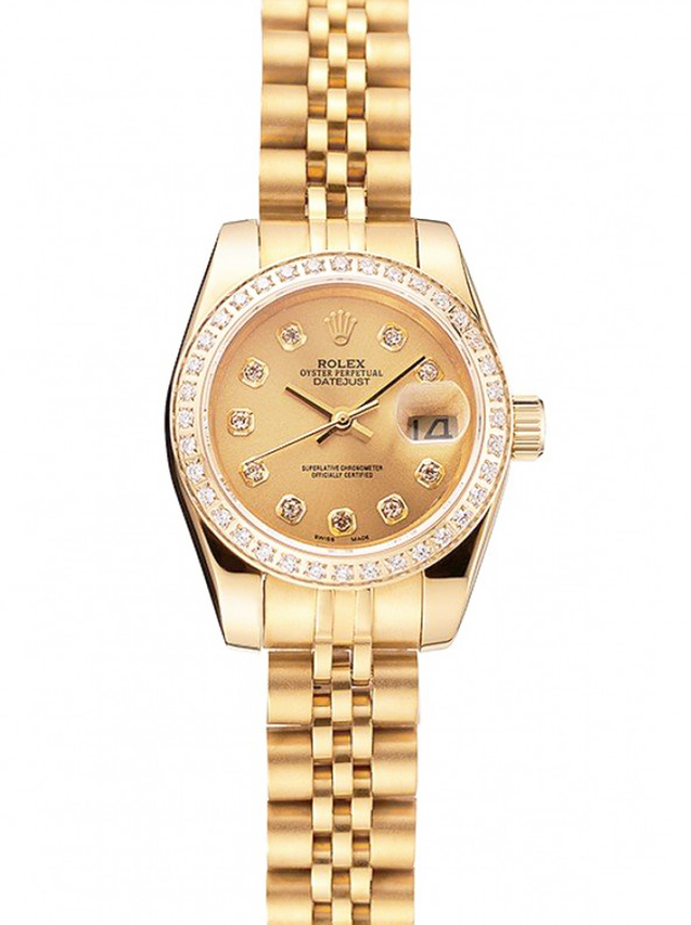 Superclone Rolex Datejust 28mm Gold Dial 1454096 $999.00