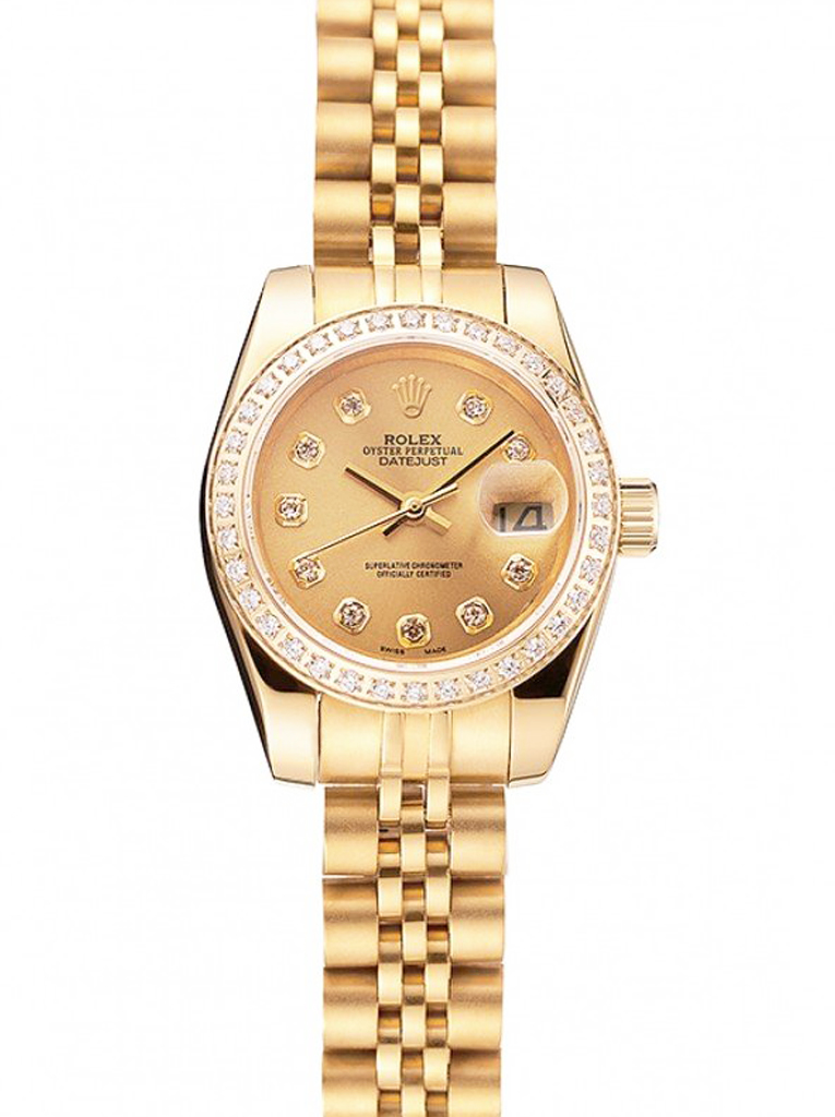 Superclone Rolex Datejust 28mm Gold Dial 1454096 $999.00