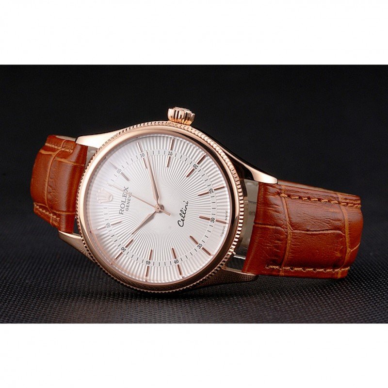 Superclone Rolex Cellini 38mm White Dial REP016801 $999.00