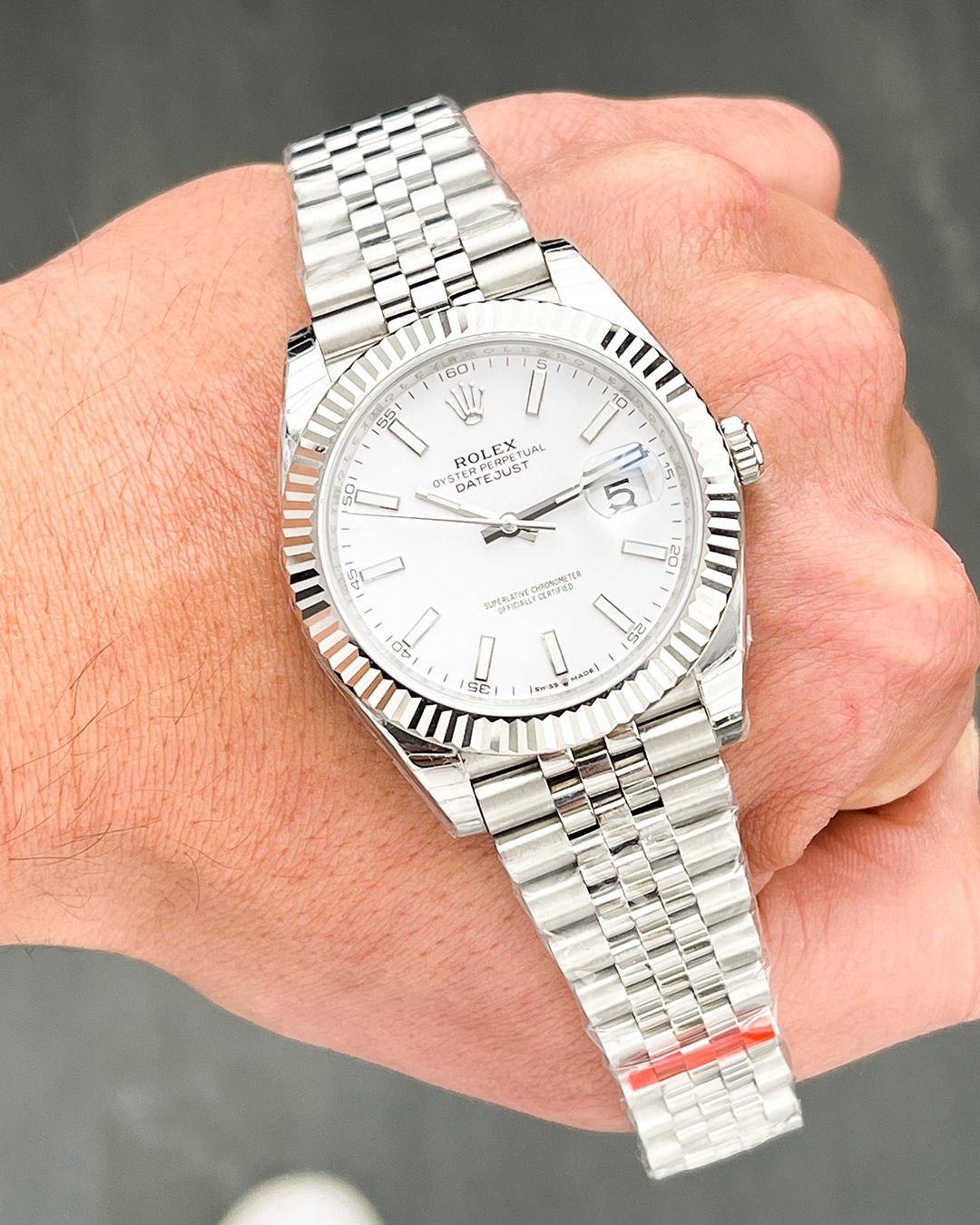 Rolex Datejust 41mm White Dial 126334 Jubilee Flutted $399.00