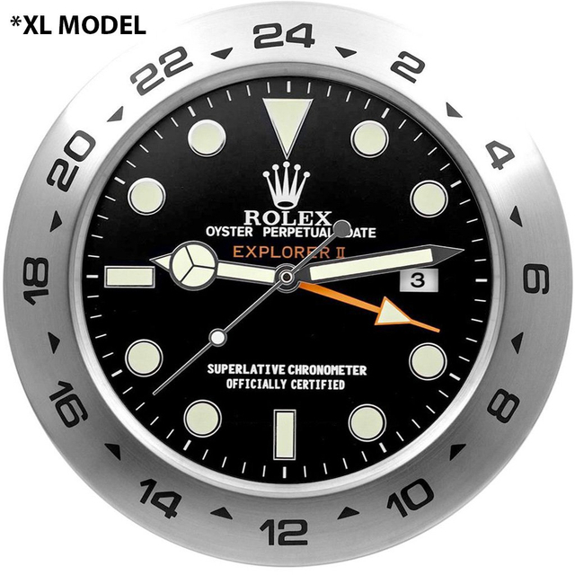 ROLEX WALL CLOCK – “XL” EXPLORER 2 $299.00 – $328.00