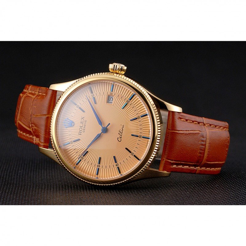 Superclone Rolex Cellini 38mm Gold Dial REP016797 $999.00