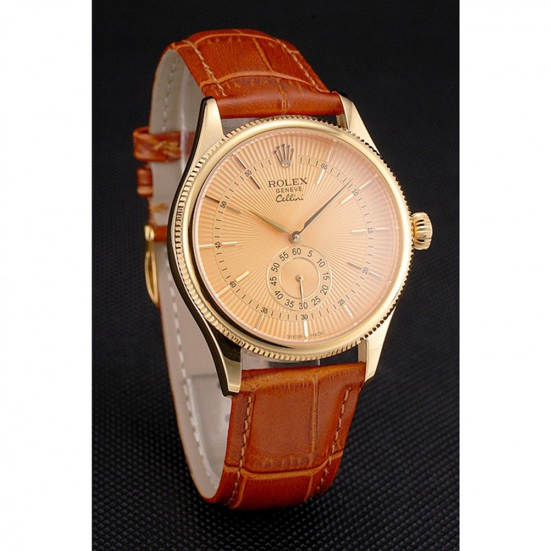 Superclone Rolex Cellini 38mm Gold Dial REP016789 $999.00