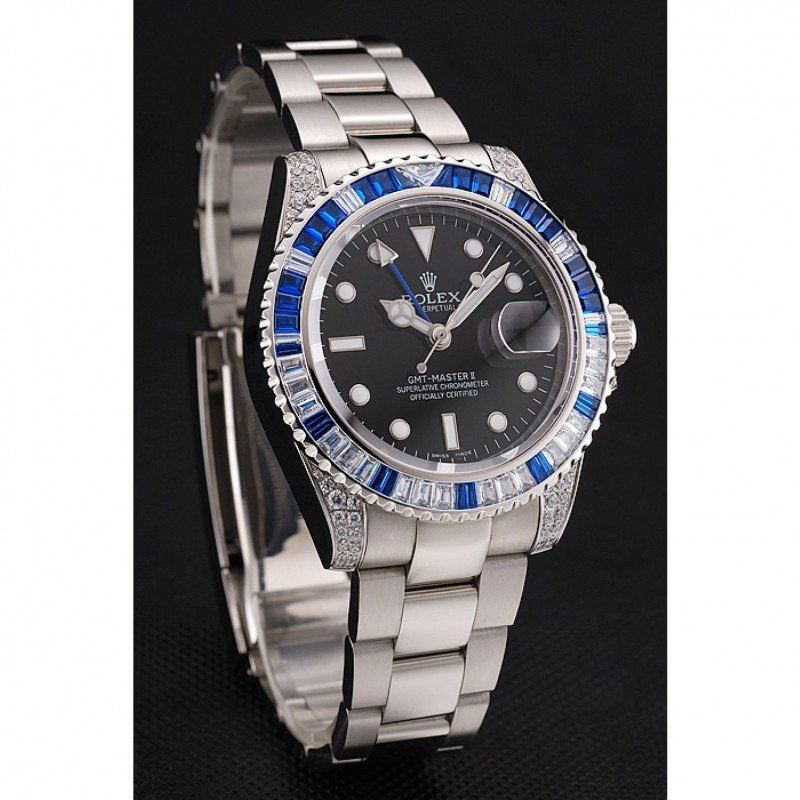 Superclone Rolex GMT-Master II 41mm Black Dial 1453747 $999.00