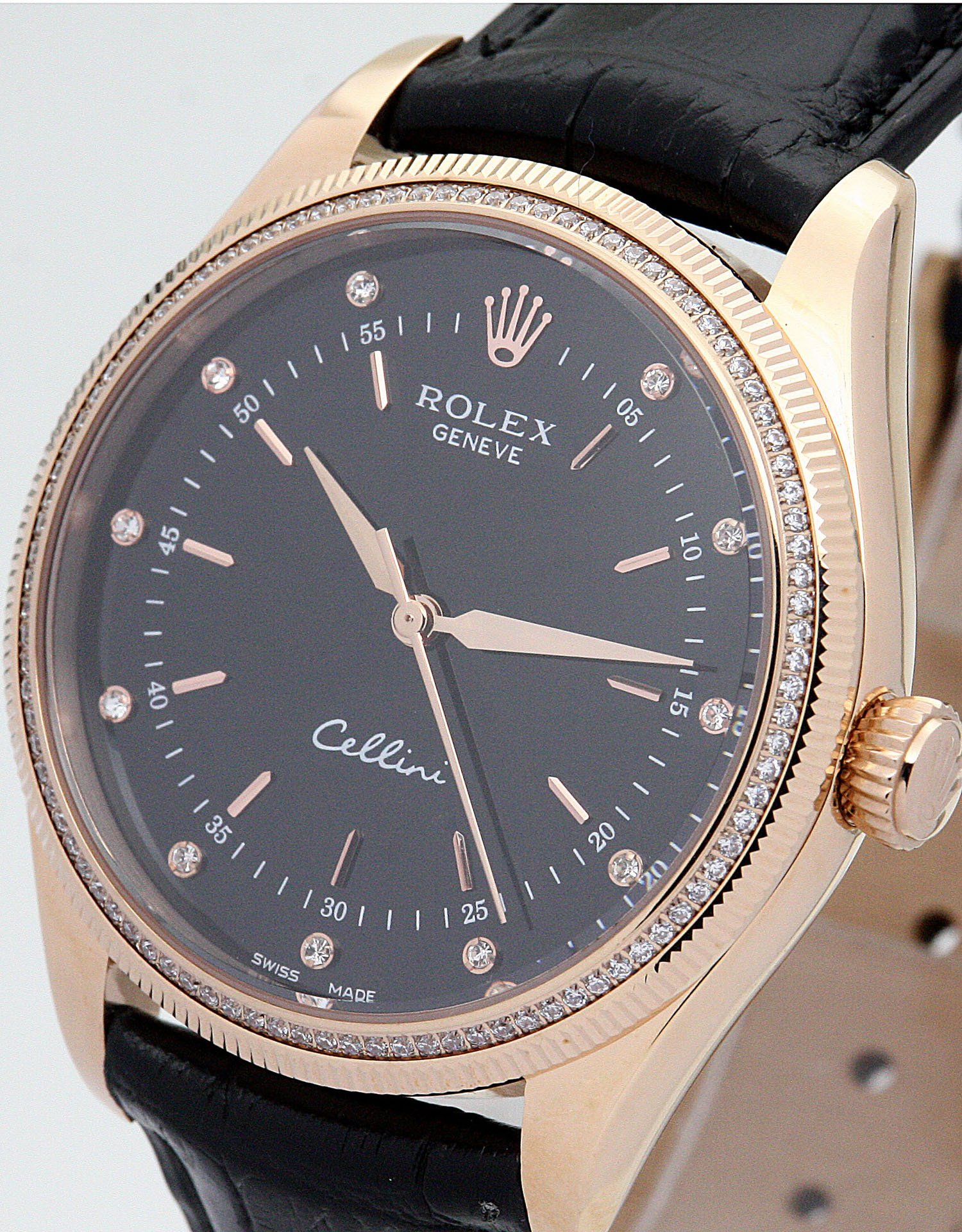 Rolex Cellini 39.5mm Black Dial 5310-2 $399.00