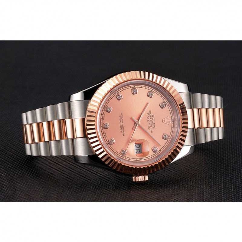 Superclone Rolex Datejust 41mm Rose-Gold Dial REP016816 $999.00