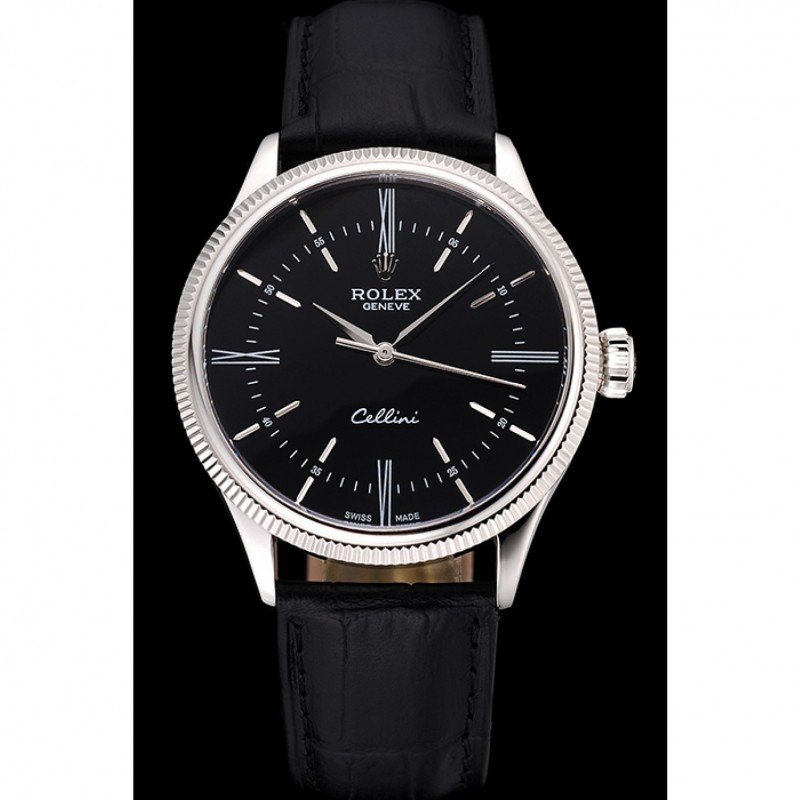 Superclone Rolex Cellini 39mm Black Dial 622654 $999.00