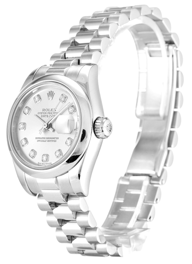 Rolex Lady-Datejust 26mm Silver Dial 179166 $399.00
