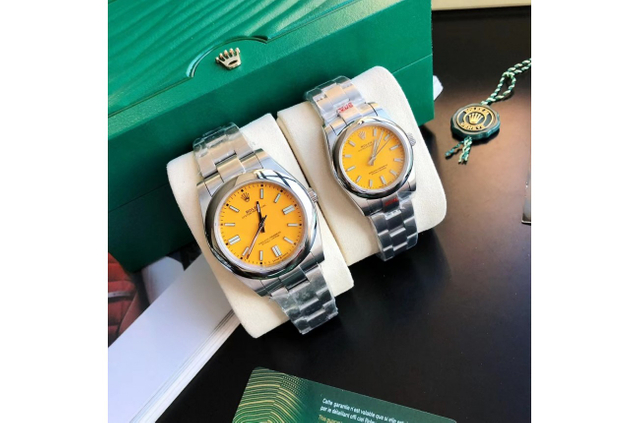 Rolex Oyster Perpetual 31/41mm SS/SS Yellow/Stk $599.00