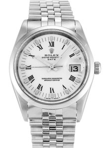 Rolex Oyster Perpetual Date 34mm White Dial 15200 $399.00