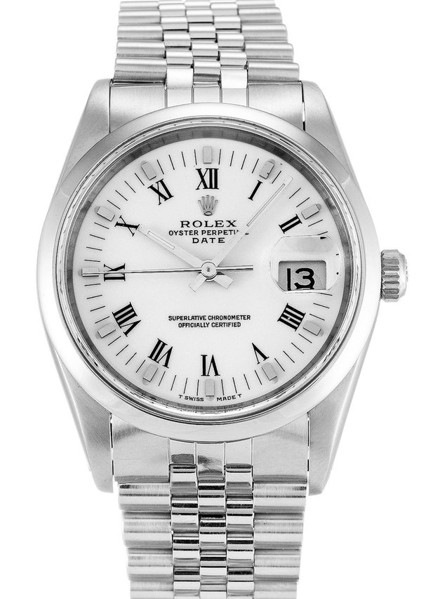 Rolex Oyster Perpetual Date 34mm White Dial 15200 $399.00