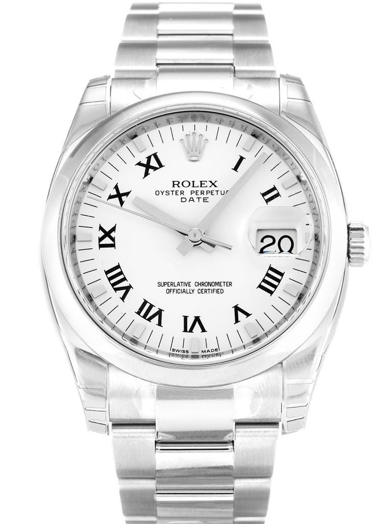 Rolex Oyster Perpetual Date 34mm White Dial 115200 $399.00