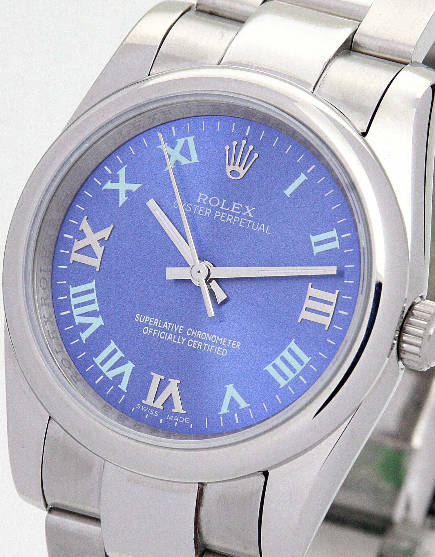 Rolex Oyster Perpetual Lady 31mm Blue Dial 177200 $399.00